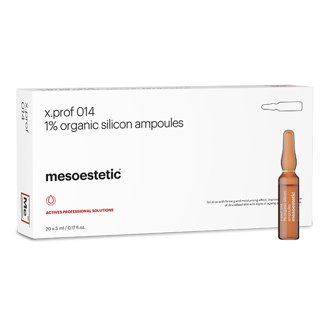 Meso.prof X.prof 014 1% Organic Silicon Ampoules